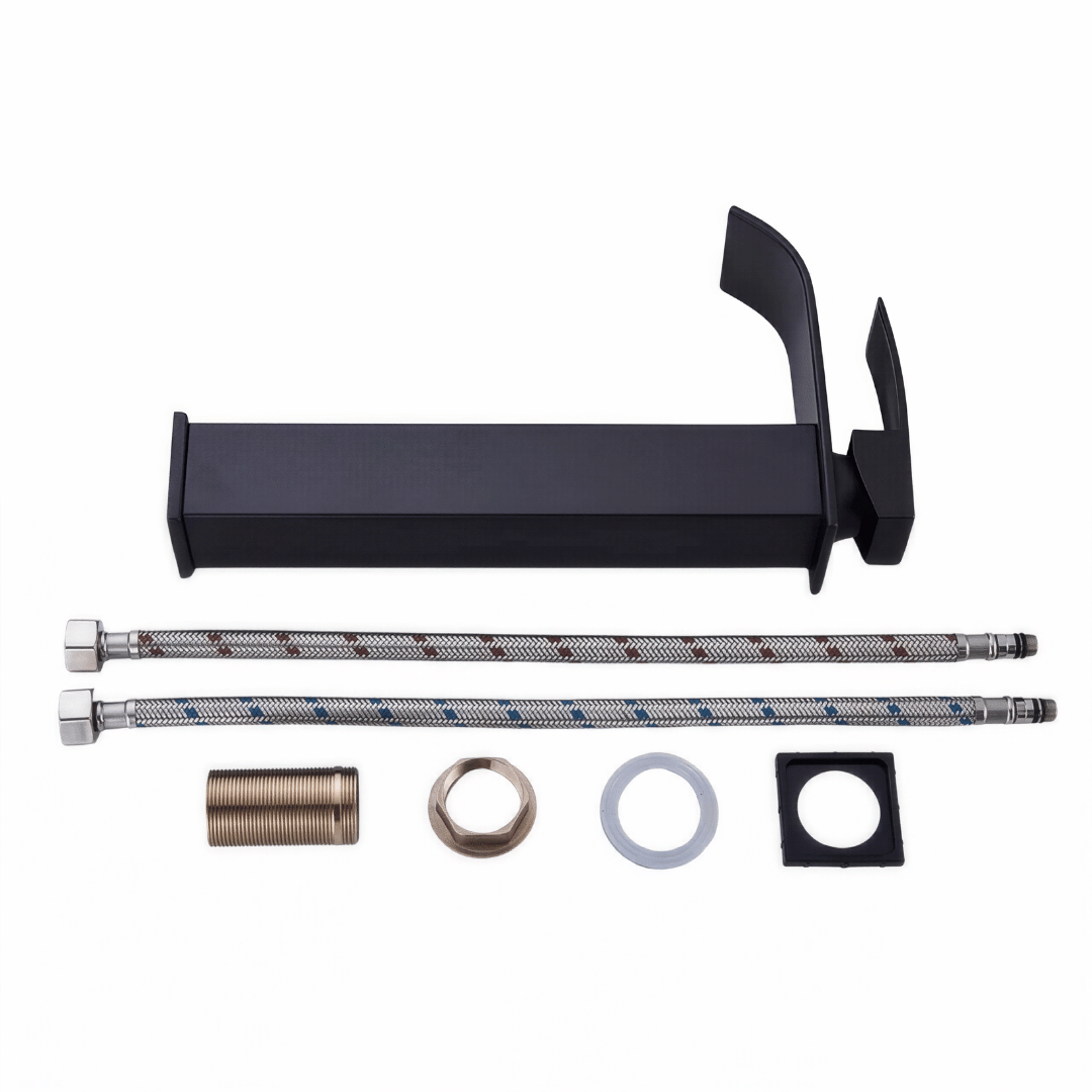 Nivela Badezimmer Armatur – Premium Edelstahl Wasserhahn mit Warm-/Kaltwasser Funktion für Bad & Küche