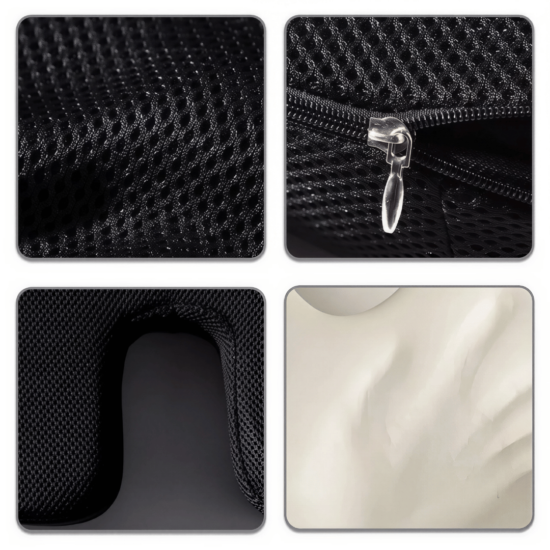 Orthopädisches Sitzkissen – Ergonomisches Memory-Schaum Kissen für gesunde Haltung, gegen Rückenschmerzen beim Sitzen