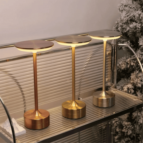 Touch LED Nachttischlampe – kabellose & wiederaufladbare Tischlampe mit dimmbarem Licht für Lesen, Schlafzimmer & Dekoration