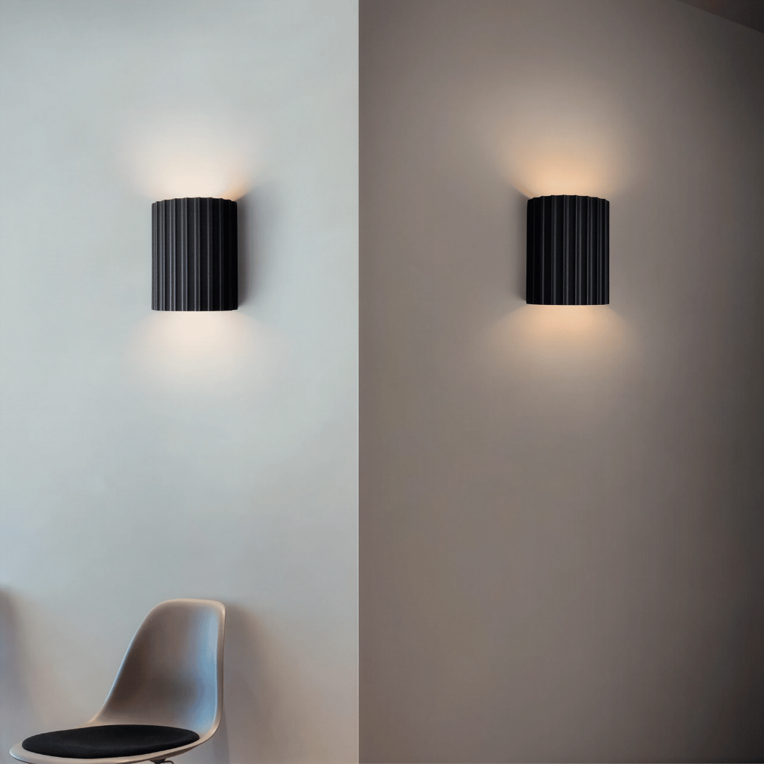 Lumora Nordic Wandlampe - Moderne Resin Wandleuchte für Schlafzimmer, Wohnzimmer & Flur, stilvolles Designlicht