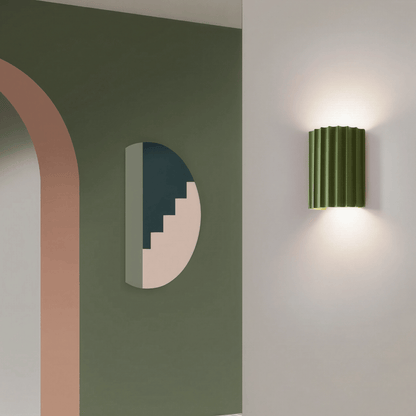 Lumora Nordic Wandlampe - Moderne Resin Wandleuchte für Schlafzimmer, Wohnzimmer & Flur, stilvolles Designlicht