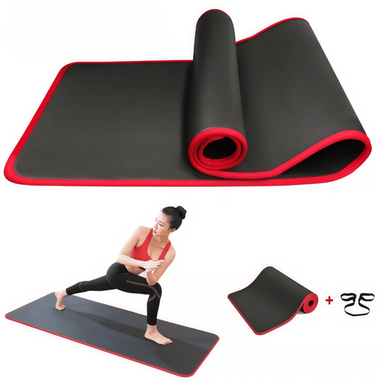 Eleva extradicke Yoga Matte - 10 mm extra dicke rutschfeste Matte - weich, rutschfest & ideal für Yoga, Fitness & Pilates