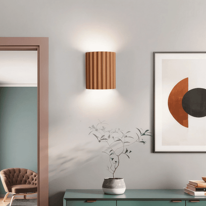 Lumora Nordic Wandlampe - Moderne Resin Wandleuchte für Schlafzimmer, Wohnzimmer & Flur, stilvolles Designlicht