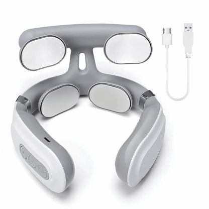 Nerotex 10-in-1 Nackenlösung - Shiatsu Gerät gegen Verspannungen, Kopfweh & Schwindel