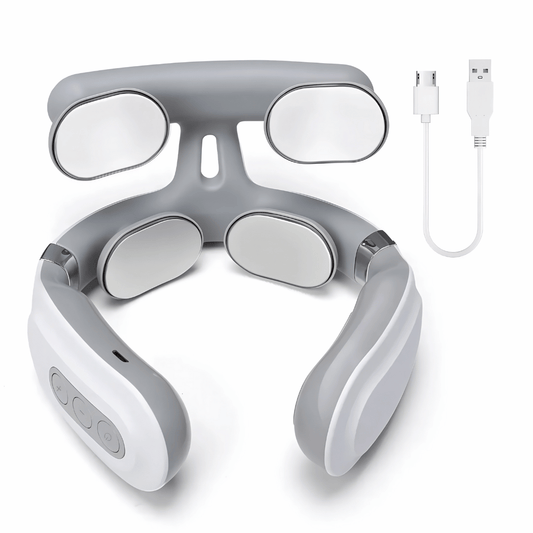 Nerotex 10-in-1 Nackenlösung - Shiatsu Gerät gegen Verspannungen, Kopfweh & Schwindel