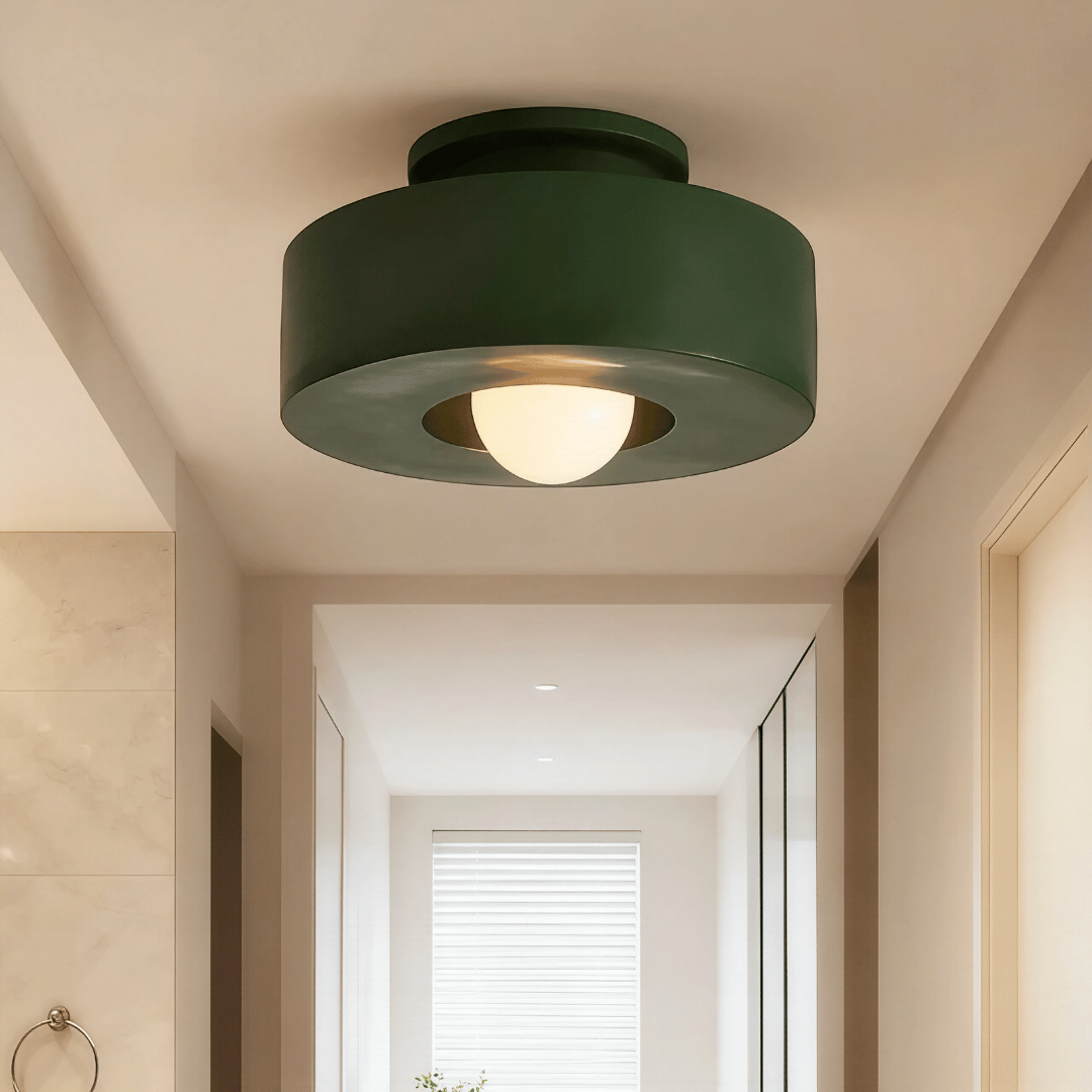 Aucera luxuriöse Deckenleuchte - Runde Deckenleuchte im Wabi-Sabi Stil für alle Räume, minimalistisches Design