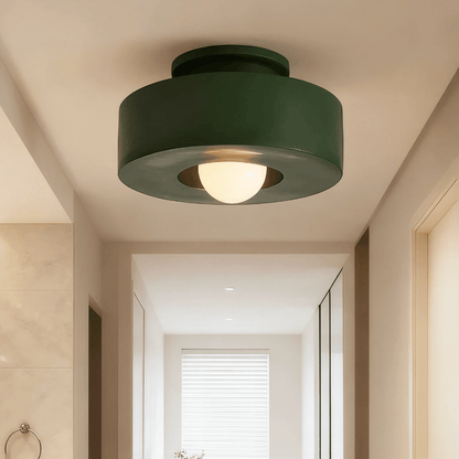 Aucera luxuriöse Deckenleuchte - Runde Deckenleuchte im Wabi-Sabi Stil für alle Räume, minimalistisches Design