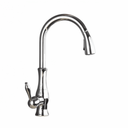 Fluxo Küchenarmatur – Luxus Design Wasserhahn mit ausziehbarem Sprühkopf für Warm- und Kaltwasser