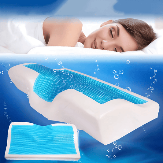 Nachtruhe - Orthopädisches Kopfkissen für Seitenschläfer mit Ergonomischer Form