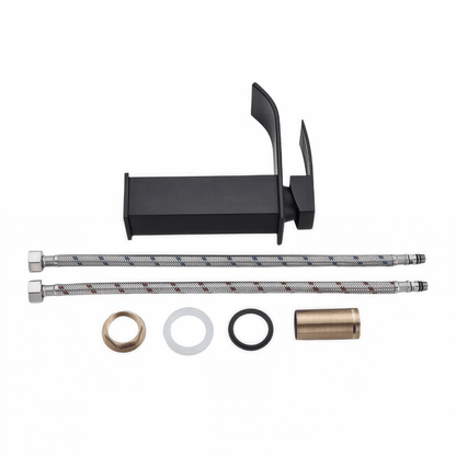 Nivela Badezimmer Armatur – Premium Edelstahl Wasserhahn mit Warm-/Kaltwasser Funktion für Bad & Küche