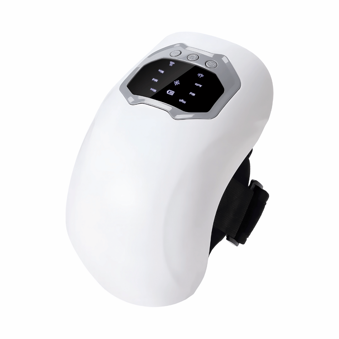 Smartes Knie-Massagegerät - Intelligente Massage mit Luftdruck, Vibration & Wärme für Knie, Schulter & Ellbogen