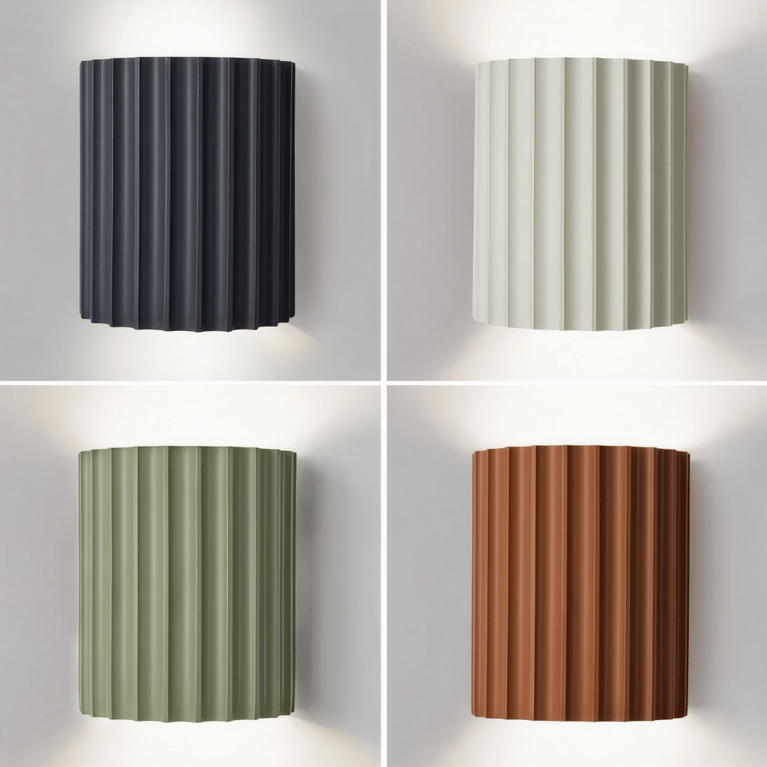 Lumora Nordic Wandlampe - Moderne Resin Wandleuchte für Schlafzimmer, Wohnzimmer & Flur, stilvolles Designlicht