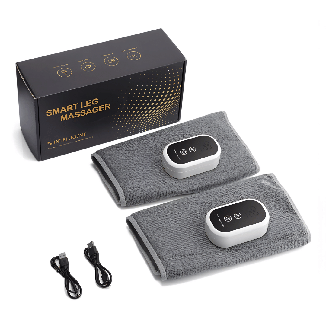 FlexRelief Wadenmassagegerät mit 360° Luftkompression  - Kabellos mit 3 Modi, für bessere Durchblutung & Muskelregeneration