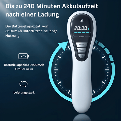 Rotlicht-Lasertherapiegerät – 650 nm / 808 nm Rotlicht- und Kaltlaser-Behandlung bei Arthrose, Gelenk- und Muskelschmerzen