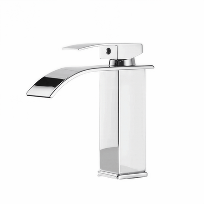 Nivela Badezimmer Armatur – Premium Edelstahl Wasserhahn mit Warm-/Kaltwasser Funktion für Bad & Küche