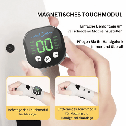 VitaPlus - Wärmendes Handgelenk-Massagegerät elektrisch - zur Anwendung bei Arthritis, Karpaltunnel & Entzündungen