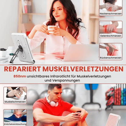 Alvaro Rotlichttherapie Gerät - LED Gerät für Anti-Aging, Hautverjüngung & Schwerzlinderung