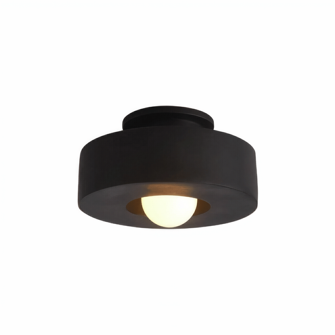 Aucera luxuriöse Deckenleuchte - Runde Deckenleuchte im Wabi-Sabi Stil für alle Räume, minimalistisches Design