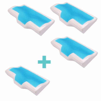 Nachtruhe - Orthopädisches Kopfkissen für Seitenschläfer mit Ergonomischer Form