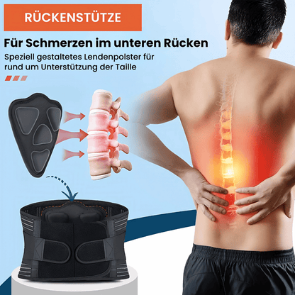 Revital Rückenstütze - Ergonomischer Stützgürtel zur Stabilisierung der Wirbelsäule & Linderung von Rückenschmerzen