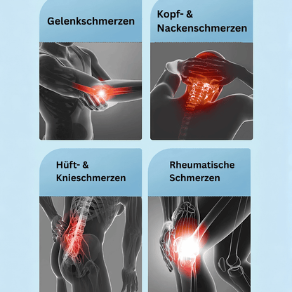 Rotlicht-Lasertherapiegerät – 650 nm / 808 nm Rotlicht- und Kaltlaser-Behandlung bei Arthrose, Gelenk- und Muskelschmerzen