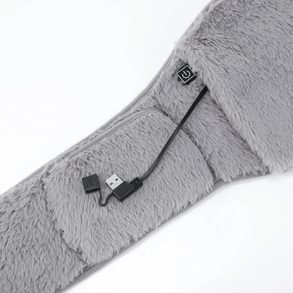 Flauschiger Wärmegürtel - 3-stufige Tiefenwärme zur Linderung von Bauch-, Rücken- & Unterleibsschmerzen