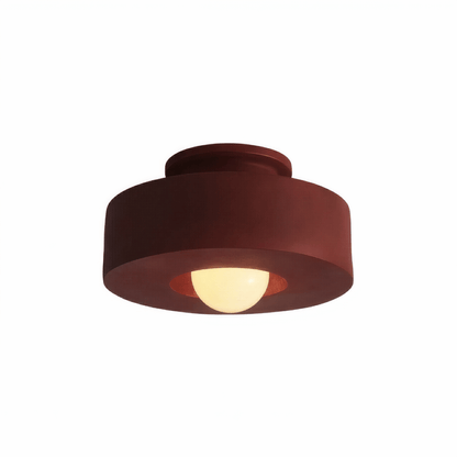 Aucera luxuriöse Deckenleuchte - Runde Deckenleuchte im Wabi-Sabi Stil für alle Räume, minimalistisches Design