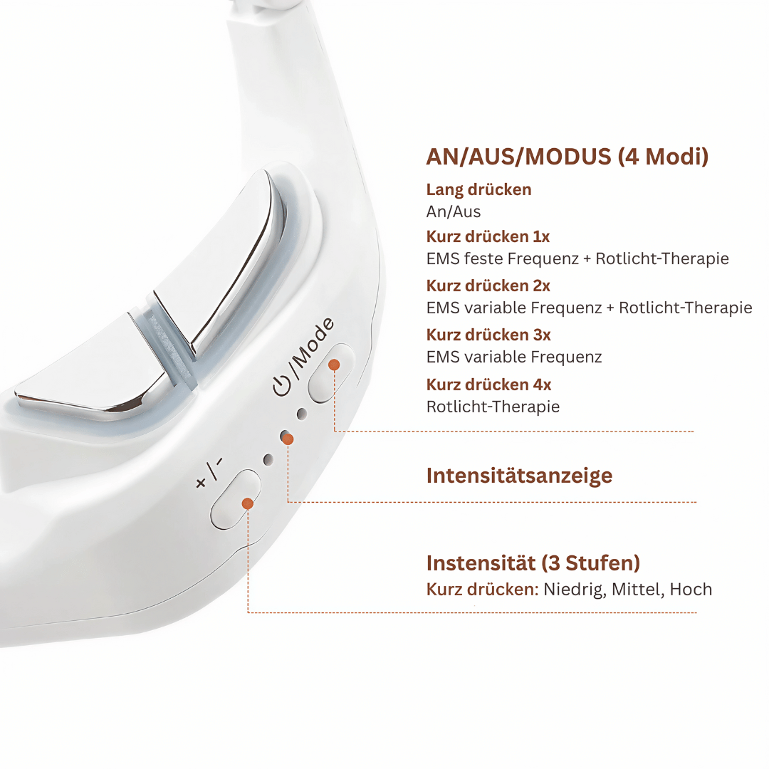 3D Augenmassagegerät - Elektrische Augenpflege zur Reduktion von Augenringen, für glatte & strahlende Haut um die Augen