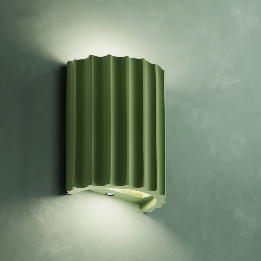 Lumora Nordic Wandlampe - Moderne Resin Wandleuchte für Schlafzimmer, Wohnzimmer & Flur, stilvolles Designlicht