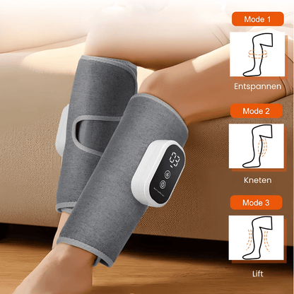 FlexRelief Wadenmassagegerät mit 360° Luftkompression  - Kabellos mit 3 Modi, für bessere Durchblutung & Muskelregeneration