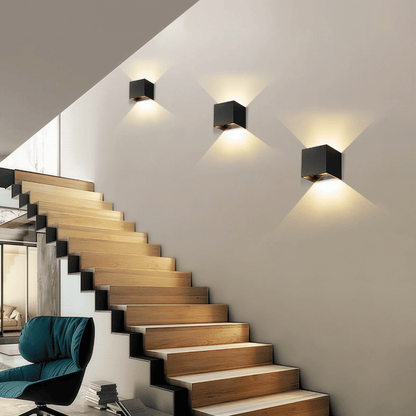 Elivo LED Wandleuchte - Wasserdichte Outdoor/Indoor Lampe, 9W Up & Down Licht