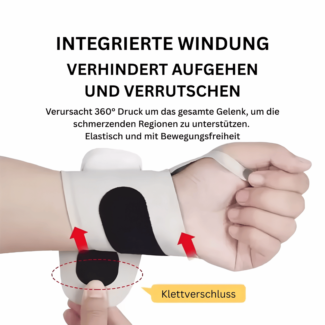 VitaPlus - Wärmendes Handgelenk-Massagegerät elektrisch - zur Anwendung bei Arthritis, Karpaltunnel & Entzündungen