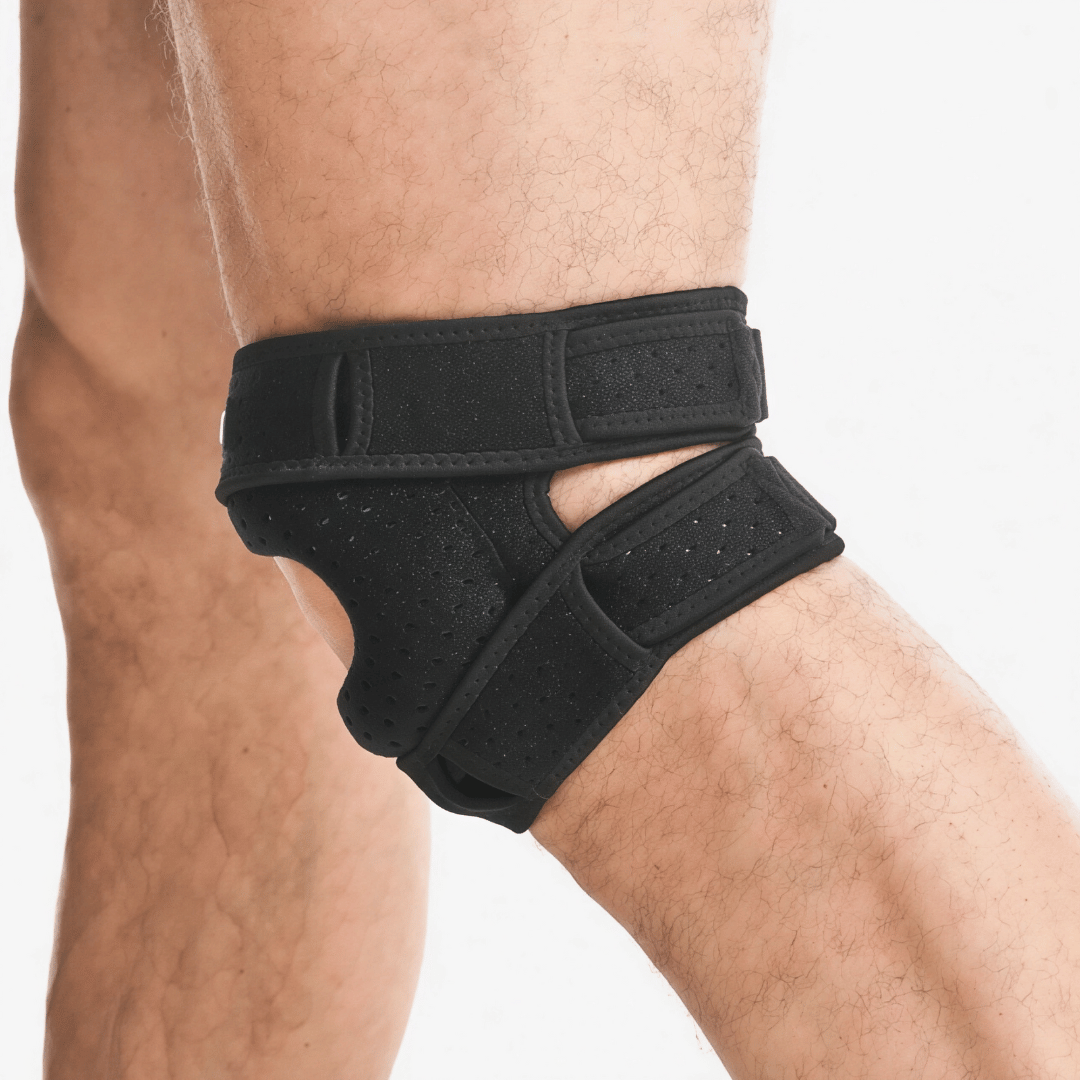 Orthopädische Knie Stütze 2.0 - Hochwertige Kniebandage mit Patella-Stütze für Stabilität & Gelenkschutz