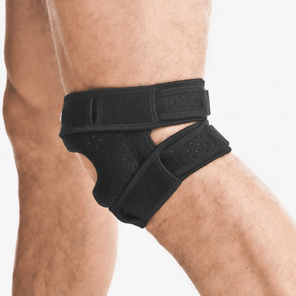 Orthopädische Knie Stütze 2.0 - Hochwertige Kniebandage mit Patella-Stütze für Stabilität & Gelenkschutz