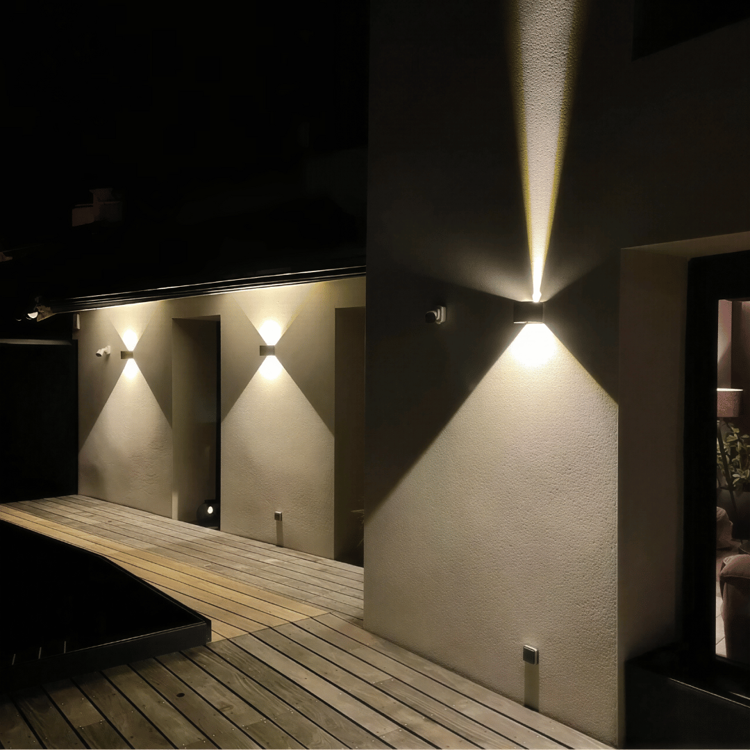 Elivo LED Wandleuchte - Wasserdichte Outdoor/Indoor Lampe, 9W Up & Down Licht