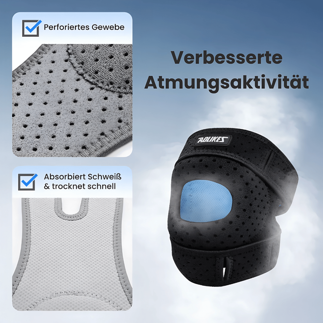 Orthopädische Knie Stütze 2.0 - Hochwertige Kniebandage mit Patella-Stütze für Stabilität & Gelenkschutz