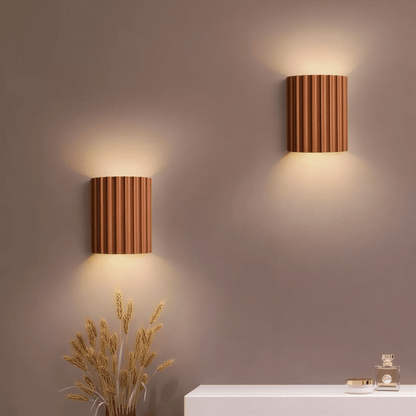 Lumora Nordic Wandlampe - Moderne Resin Wandleuchte für Schlafzimmer, Wohnzimmer & Flur, stilvolles Designlicht
