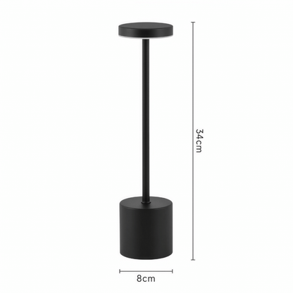 Kabellose LED Tischlampe mit Touchsteuerung - Mit 3 Farbmodi & dimmbarer Helligkeit, für stimmungsvolle Raumbeleuchtung