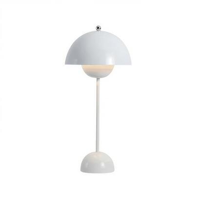 Velusa LED Tischlampe - Aufladbare Metall Nachttischlampe mit Touch Steuerung & 3 Lichtfarben