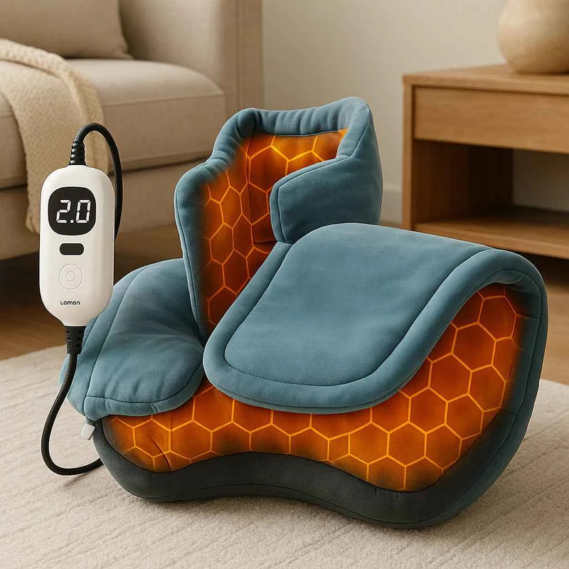 Wohlfühl Wärme | Heizkissen Rücken mit Ergonomischem Design & Sanfter Wärme für Entspannung und Erholung 0