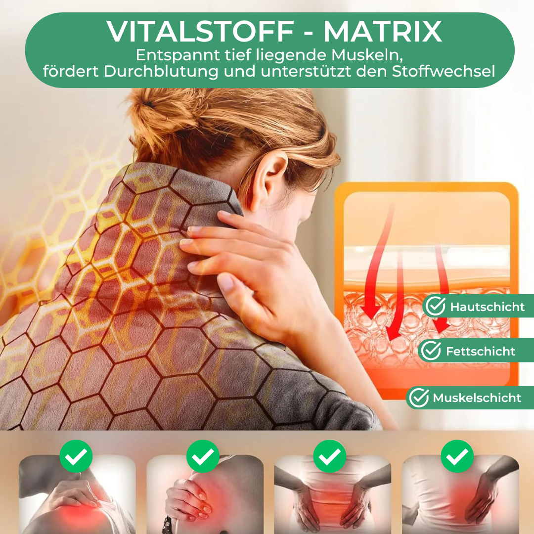 Wohlfühl Wärme | Heizkissen Rücken mit Ergonomischem Design & Sanfter Wärme für Entspannung und Erholung 1